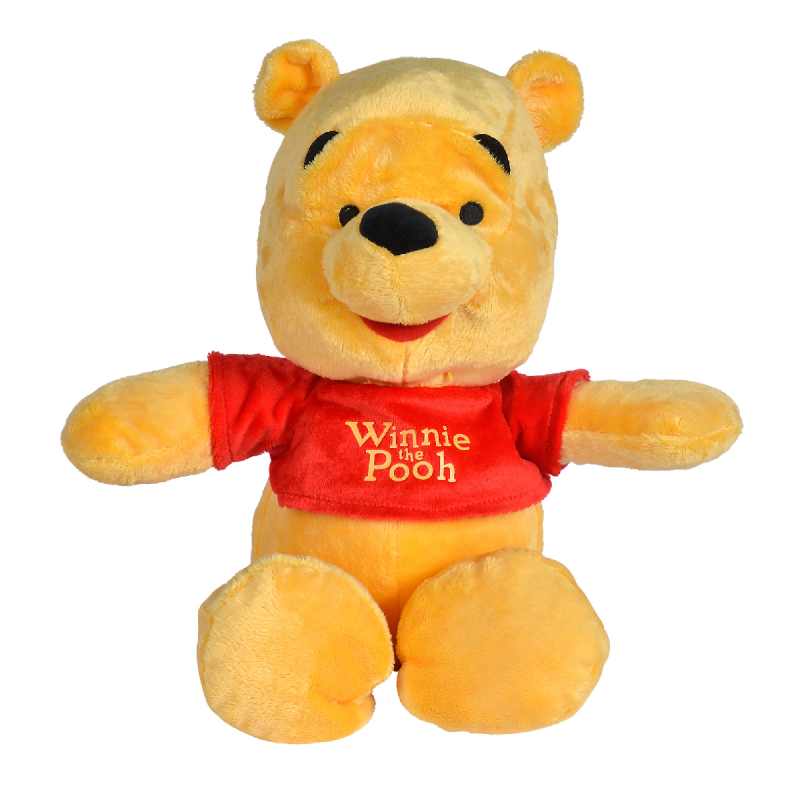  winnie lourson peluche flopsie jaune rouge 35 cm 